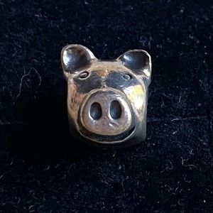 RETIRED Pandora Pig Charm